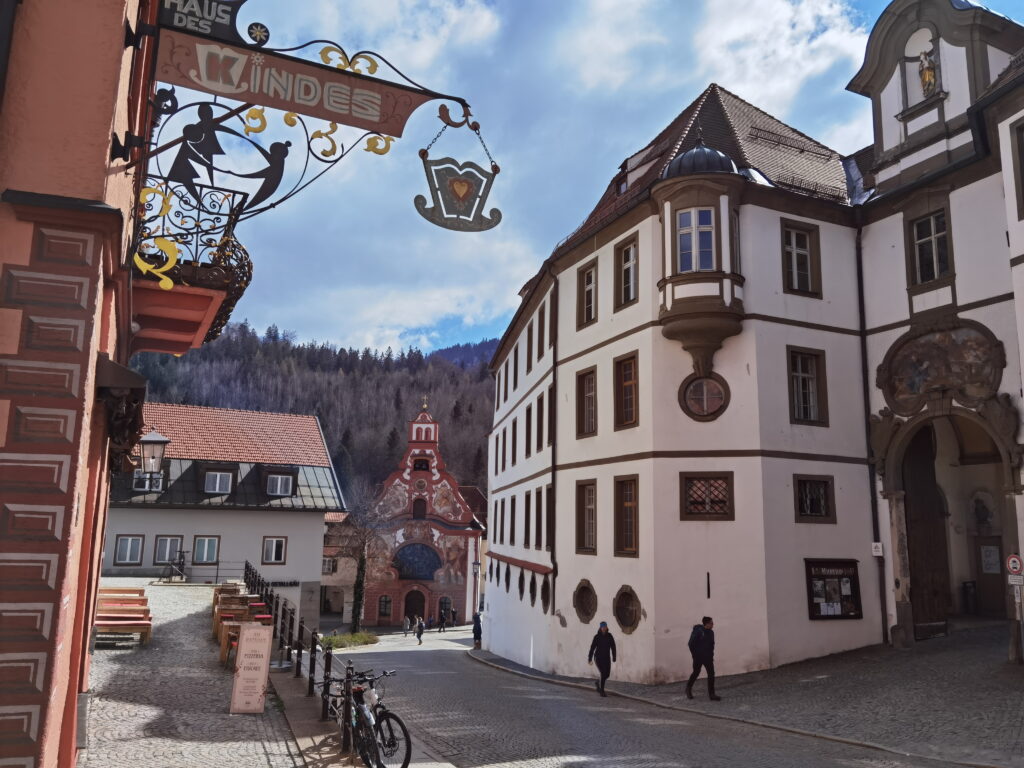 Altstadt Füssen - mit vielen sehr schön renovierten Häusern