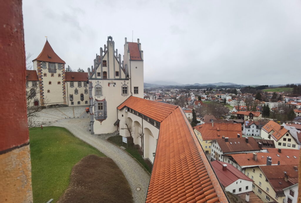 Hohes Schloss Aussicht vom Faulturm