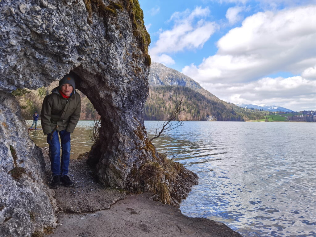 Geheimtipps Füssen - das Felsentor am Weißensee